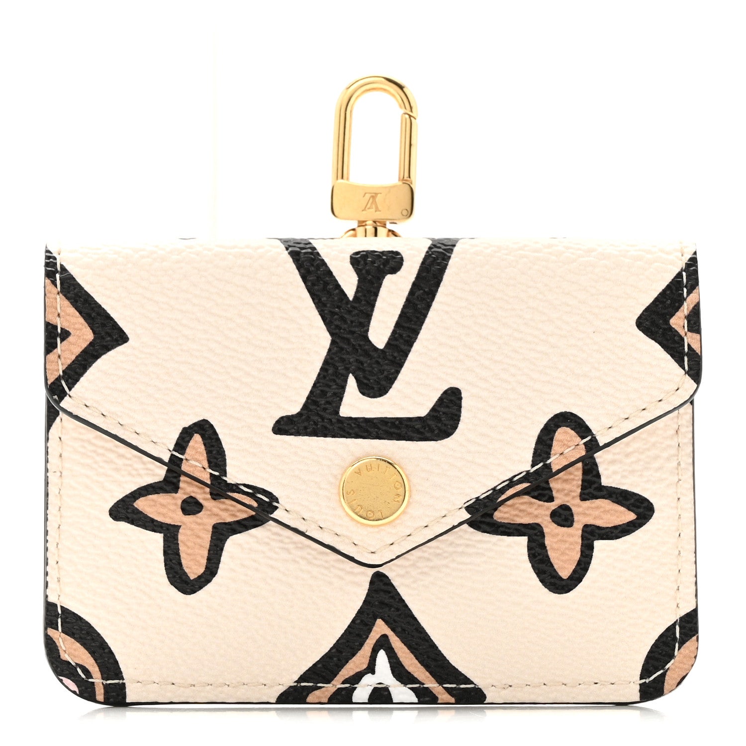 Louis Vuitton Monogram Wild At Heart Felicie Strap & Go Card Case Arizona Cream 2 of 12