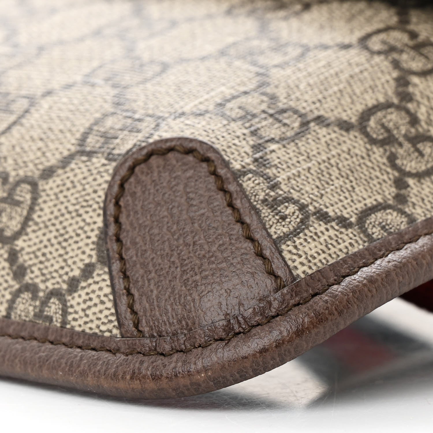 Gucci GG Supreme Monogram Neo Vintage Web Belt Bag Brown 10 of 11