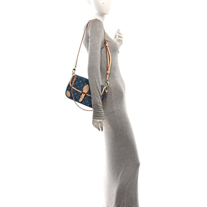 Louis Vuitton Monogram Denim Diane Blue 2 of 10