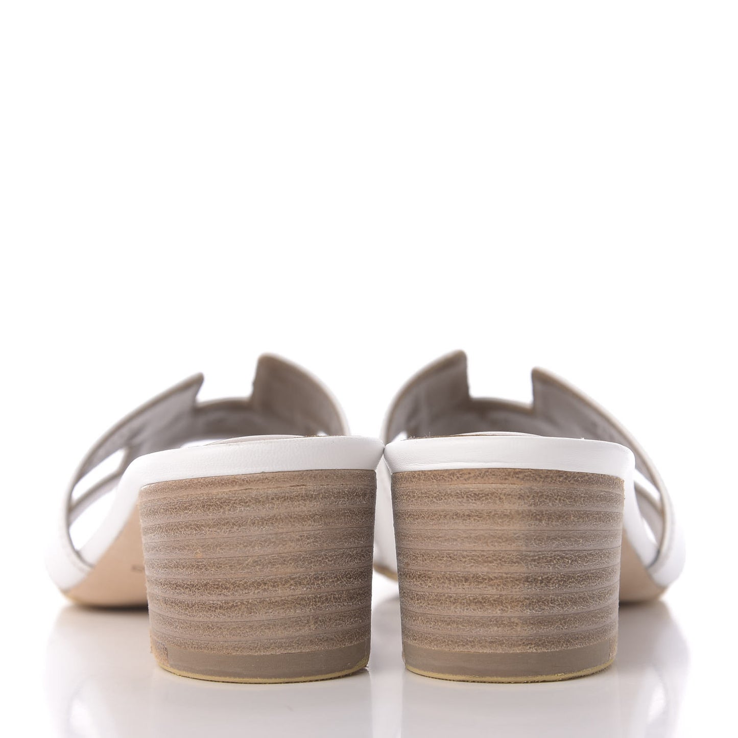 Calfskin Oasis Sandals 35 White