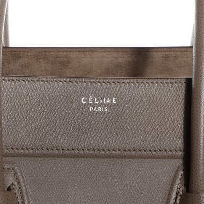 Celine Grained Calfskin Medium Phantom Luggage Taupe 8 of 8