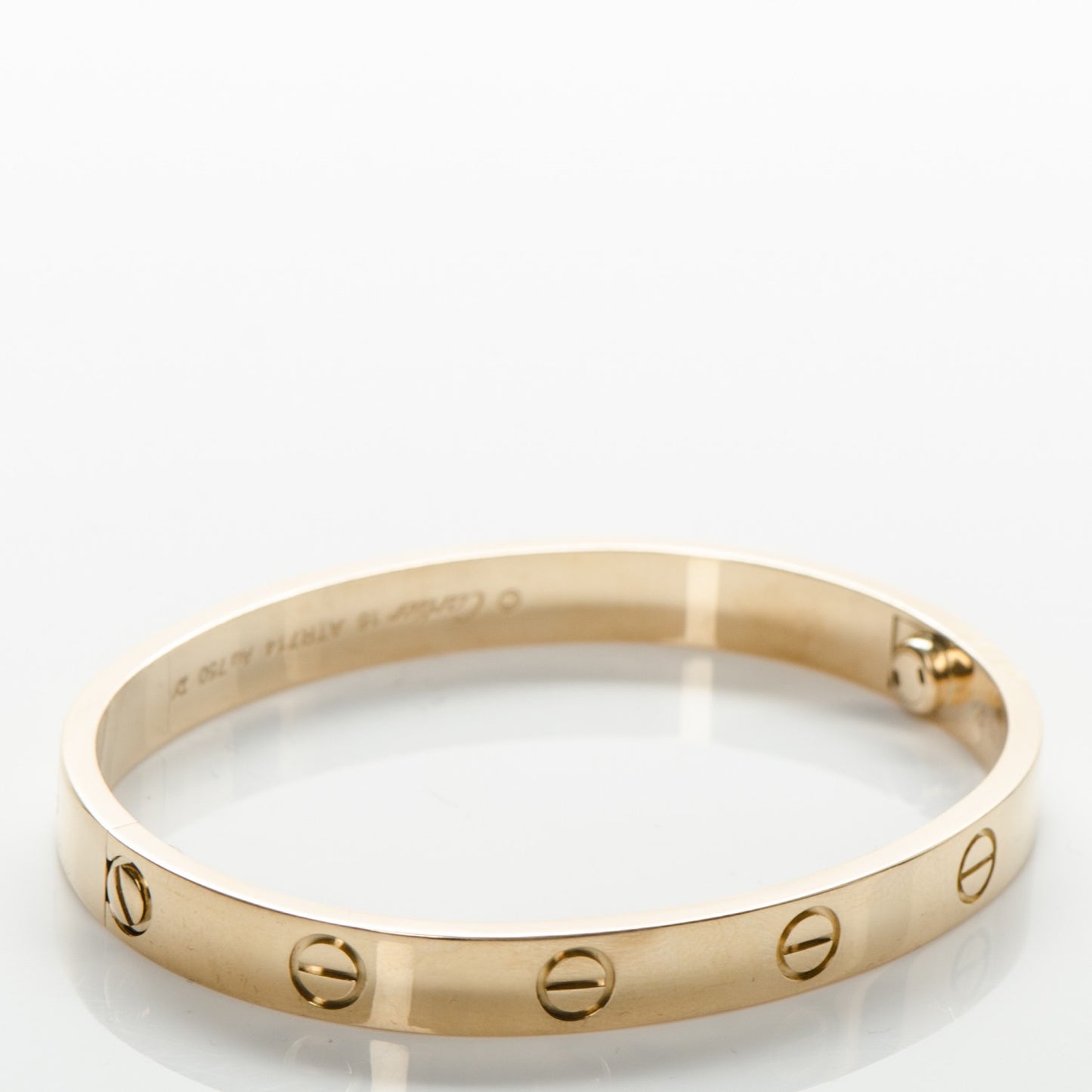 18K Yellow Gold LOVE Bracelet 16