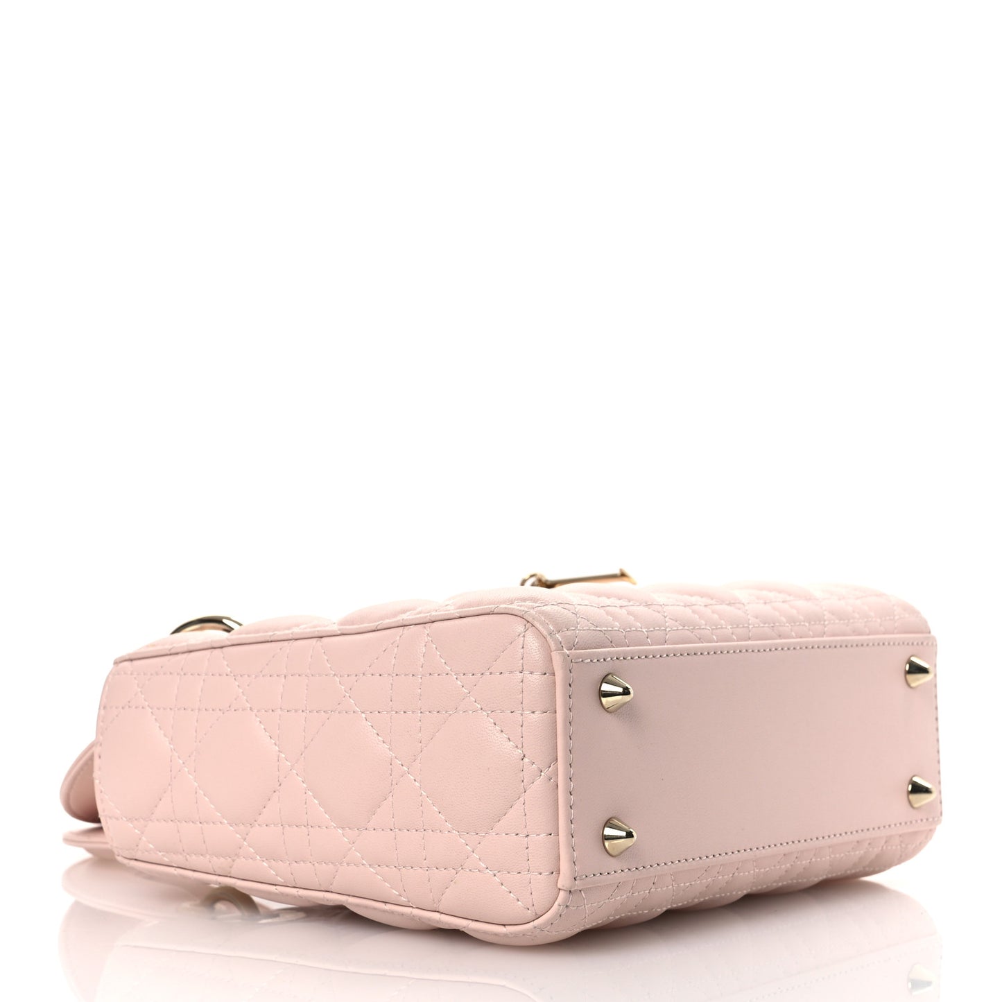 Lambskin Cannage Small My ABCDior Lady Dior Light Pink
