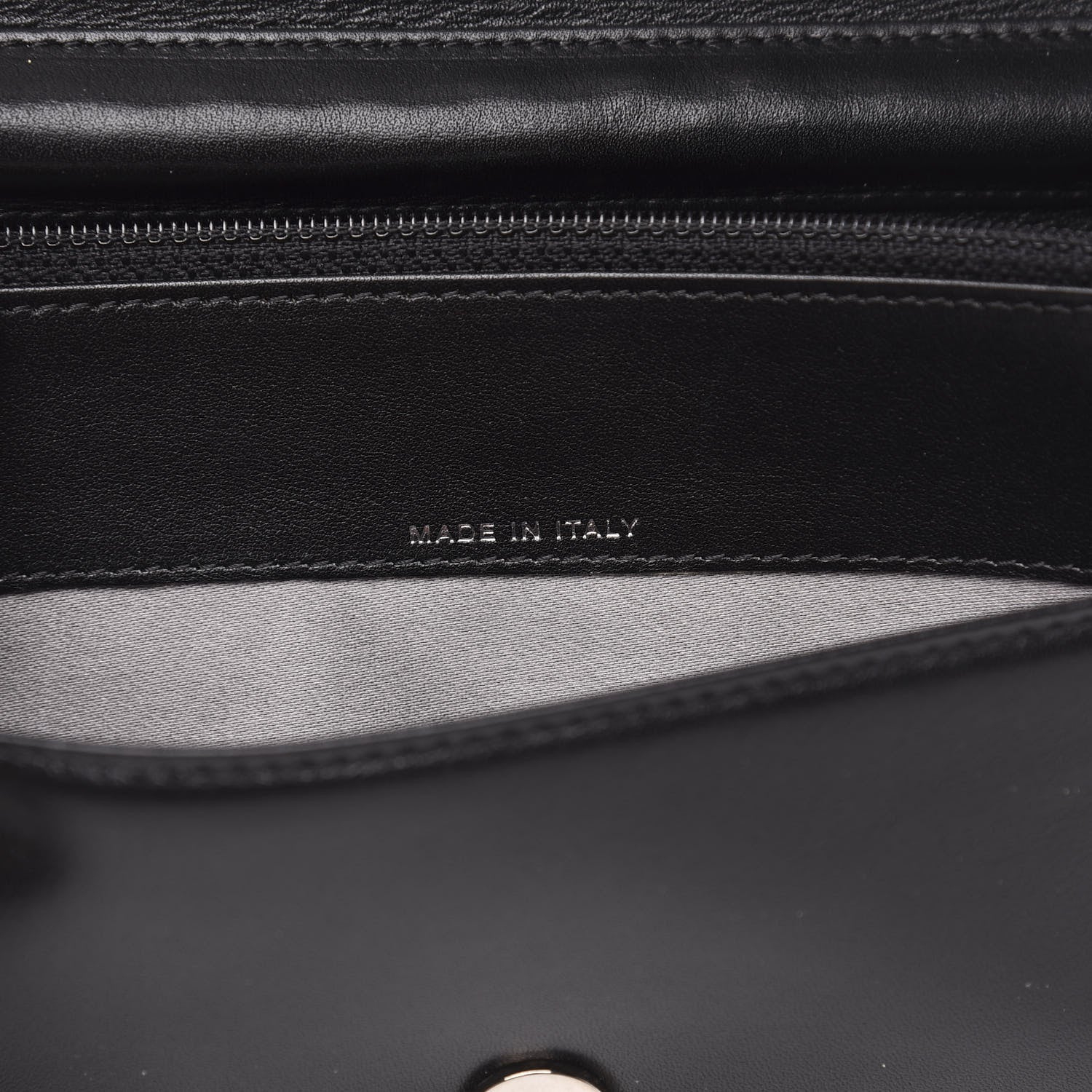 Chanel Lambskin Studded CC Wallet On Chain WOC Black 8 of 12