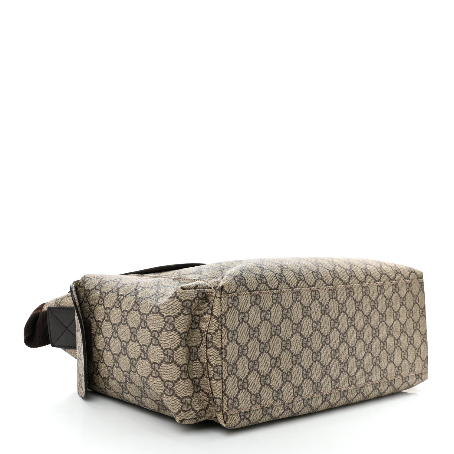 Gucci GG Plus Monogram Messenger Diaper Bag Dark Brown 5 of 12