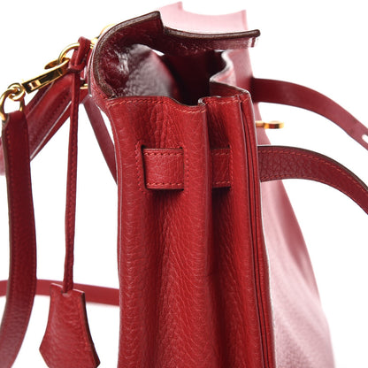 Hermes Taurillon Clemence Retourne Kelly 32 Rouge 24 of 41