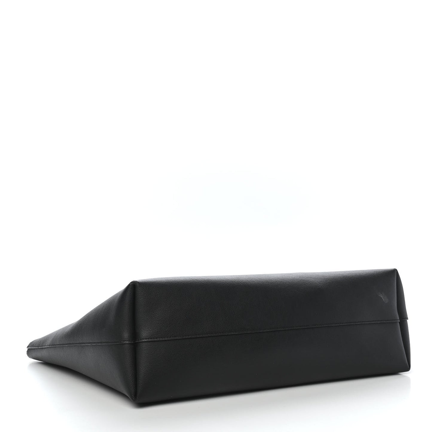 Calfskin Large Shopping Tote Black