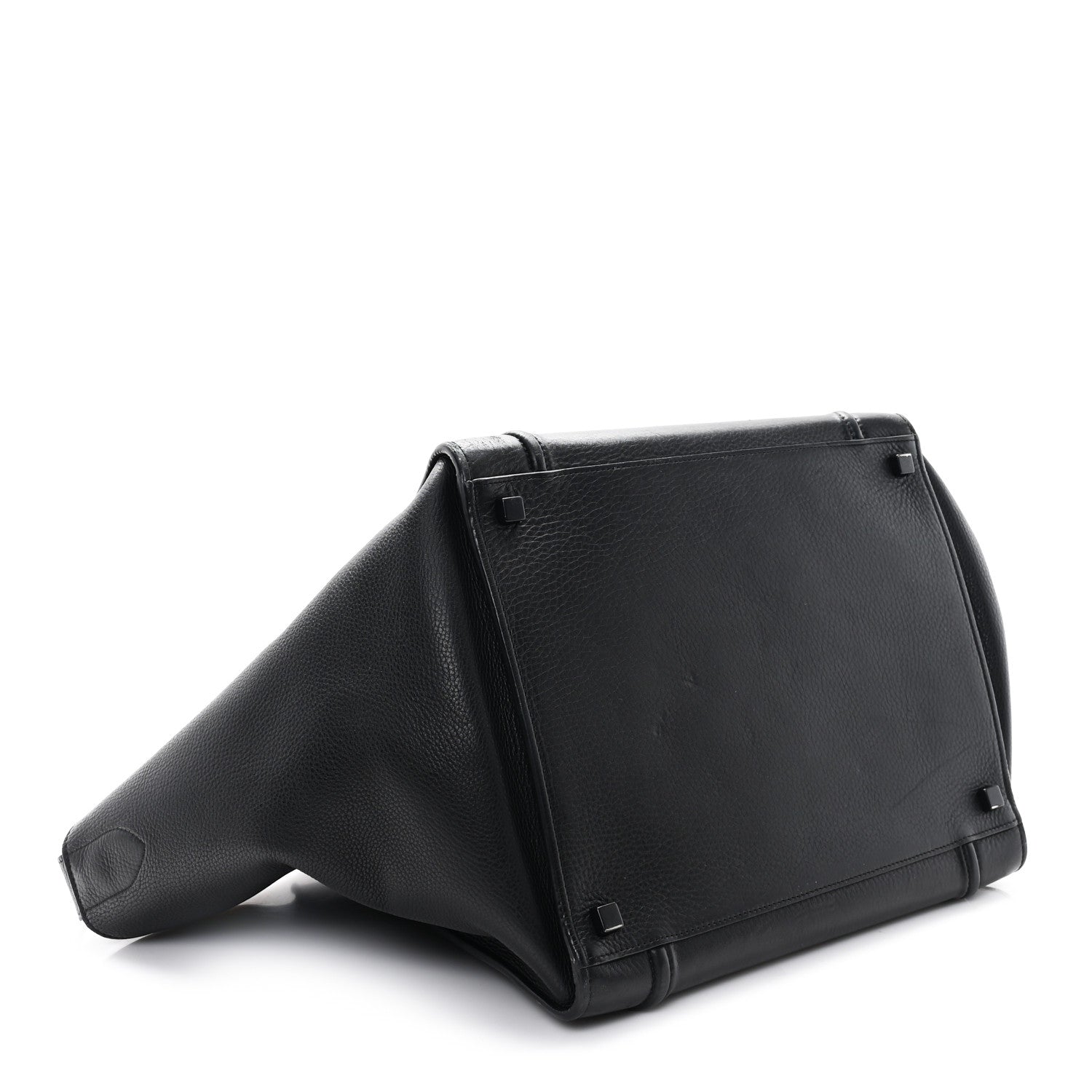 Celine Grained Calfskin Medium Phantom Luggage Black 4 of 13