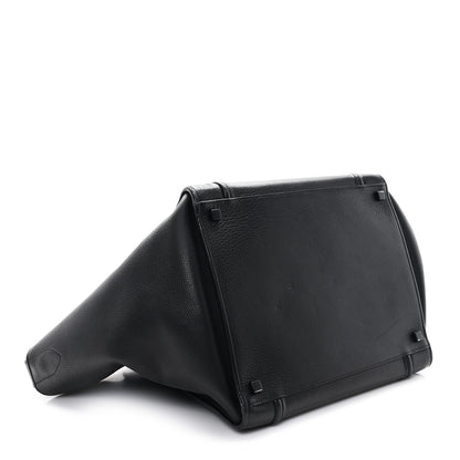 Celine Grained Calfskin Medium Phantom Luggage Black 4 of 13