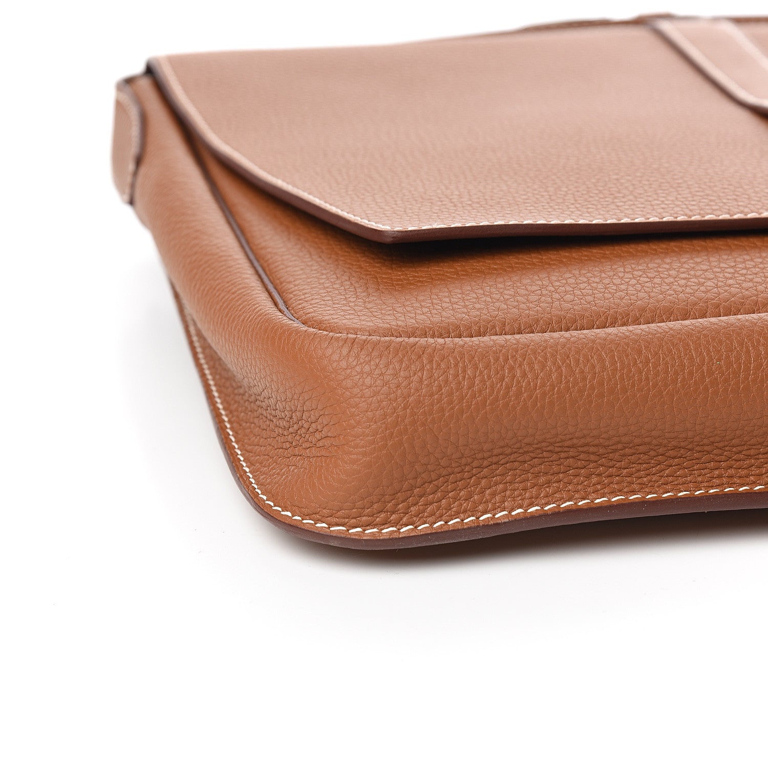 Hermes Togo Steve Light Messenger Gold 6 of 8