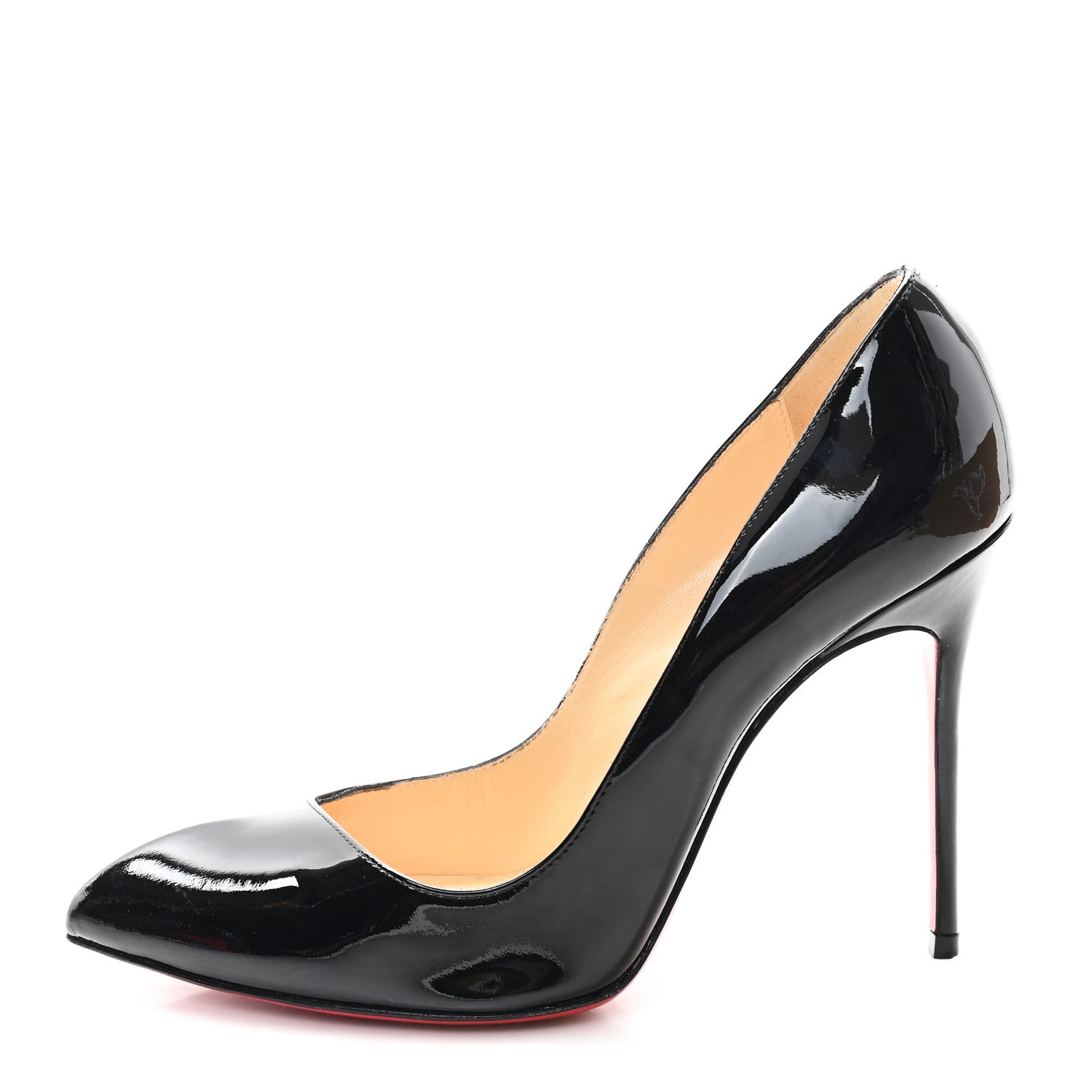 Christian Louboutin Patent Corneille 100 Pumps 37.5 Black 1 of 11