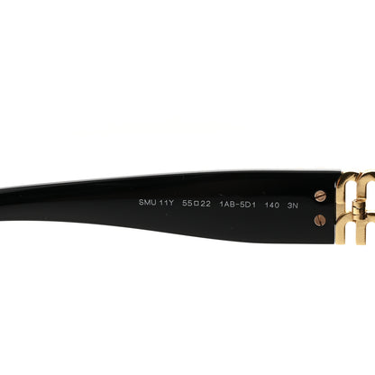 Miu Miu Acetate Round Sunglasses SMU 11Y Black 6 of 7