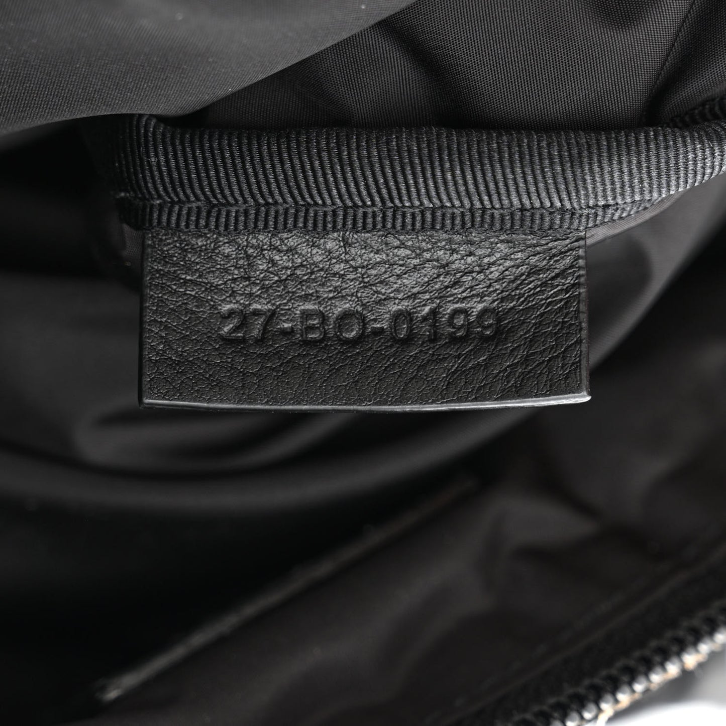 HOMME Nylon Saddle Messenger Bag Black