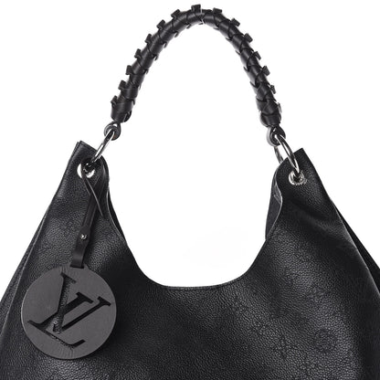 Louis Vuitton Mahina Carmel Hobo Black 9 of 9