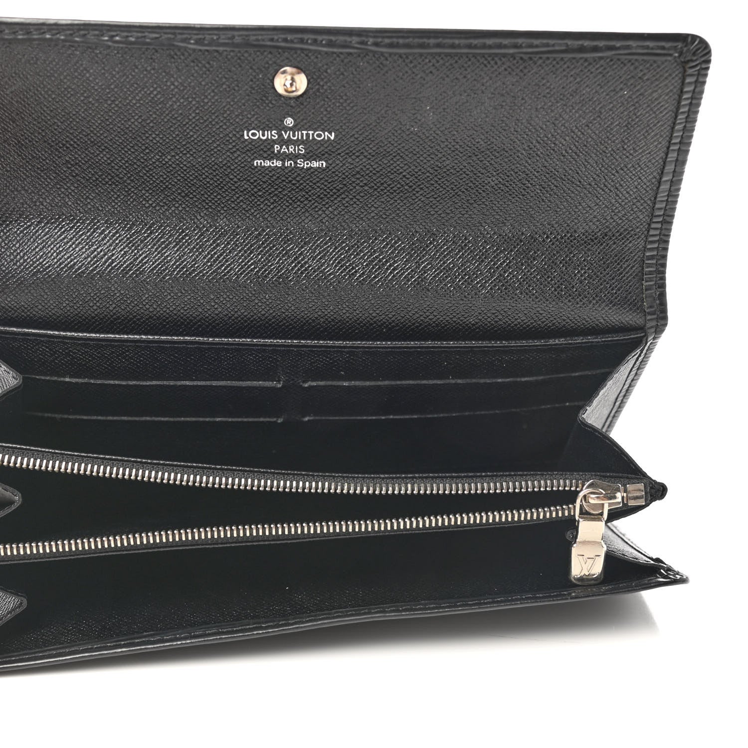 Louis Vuitton Epi Sarah Wallet Black 5 of 6