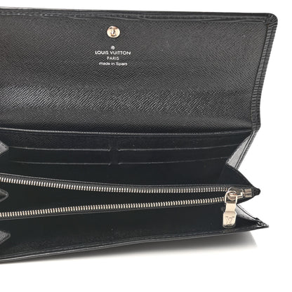Louis Vuitton Epi Sarah Wallet Black 5 of 6