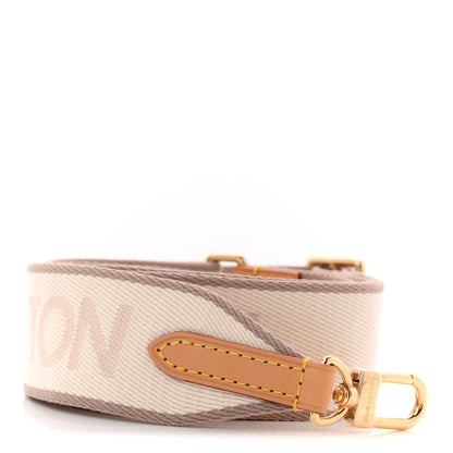 Louis Vuitton Jacquard Shoulder Strap Beige 1 of 3