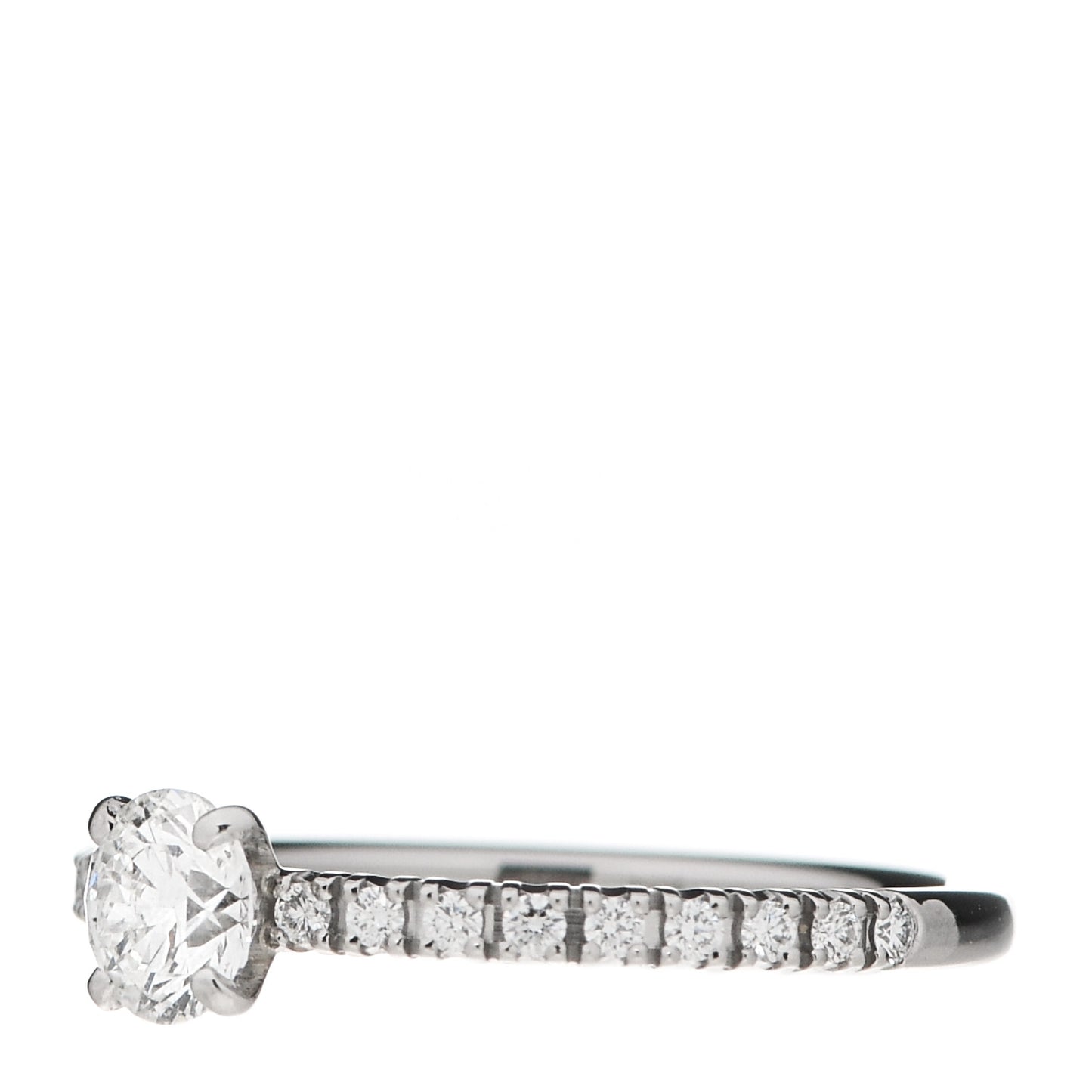 Platinum Diamond .30ct Etincelle De Cartier Solitaire Engagement Ring 46 3.75