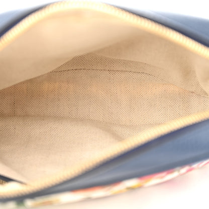 Gucci Canvas Flora Floral Shoulder Bag White Blue Agata Mulitcolor 5 of 14