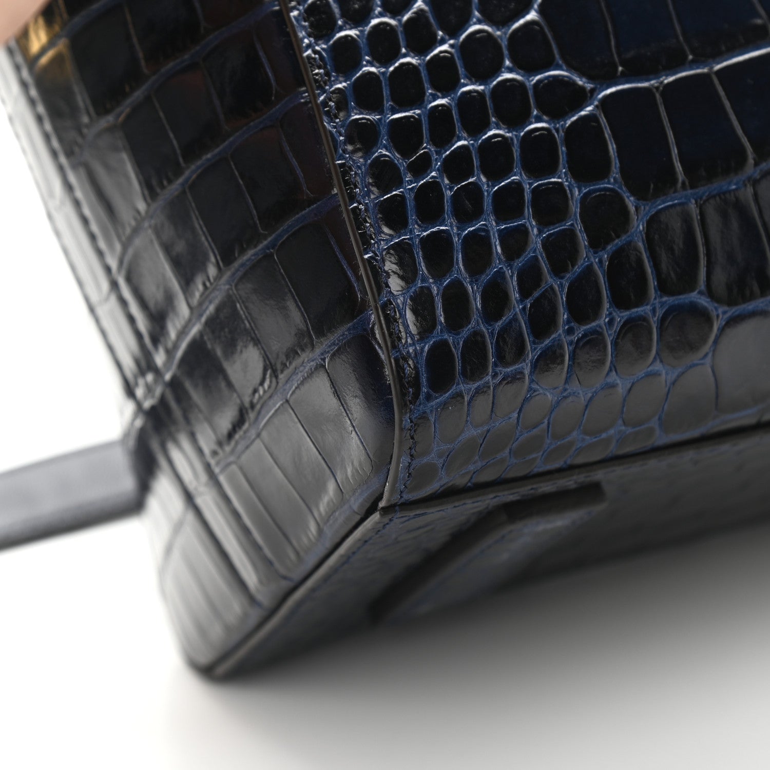 Givenchy Calfskin Crocodile Embossed Small Antigona Navy 11 of 11