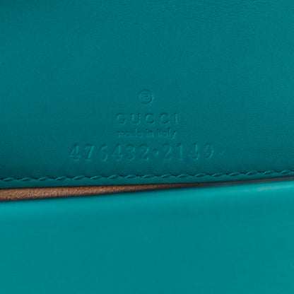 Gucci Velvet Super Mini Dionysus Shoulder Bag Pavone Cyan 8 of 11
