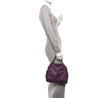 Stella McCartney Shaggy Deer Mini Falabella Fold Over Tote Amethyste 2 of 9