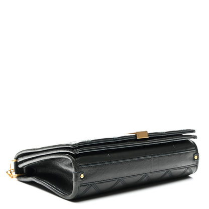Saint Laurent Lambskin Quilted Mini Becky Chain Bag Vert Fonce 15 of 21