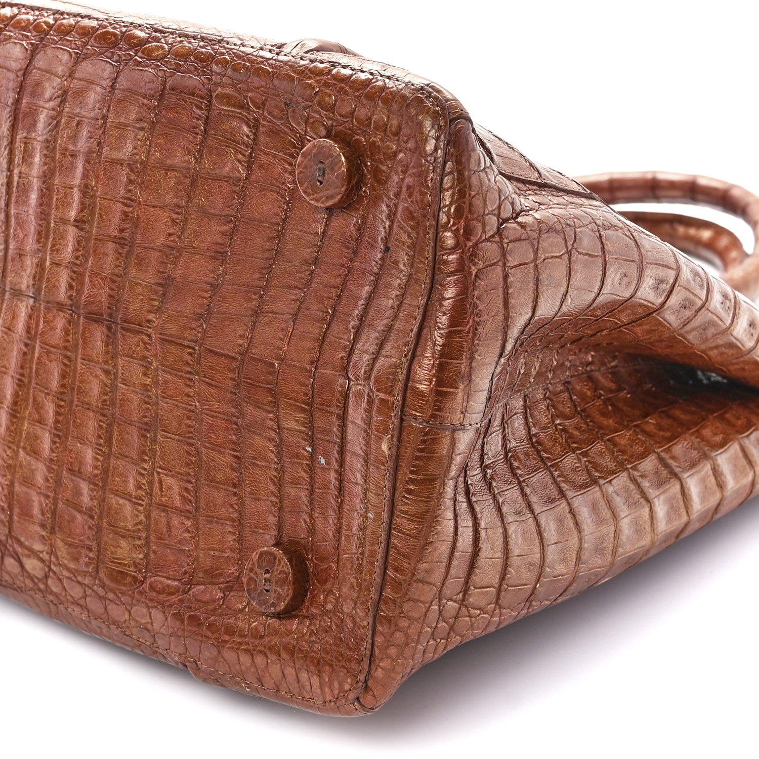 Nancy Gonzalez Crocodile Tote Brown 11 of 12