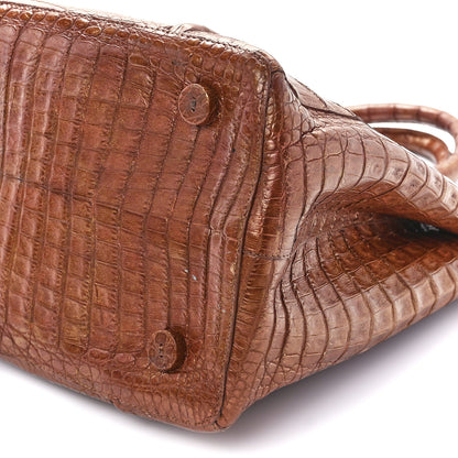Nancy Gonzalez Crocodile Tote Brown 11 of 12