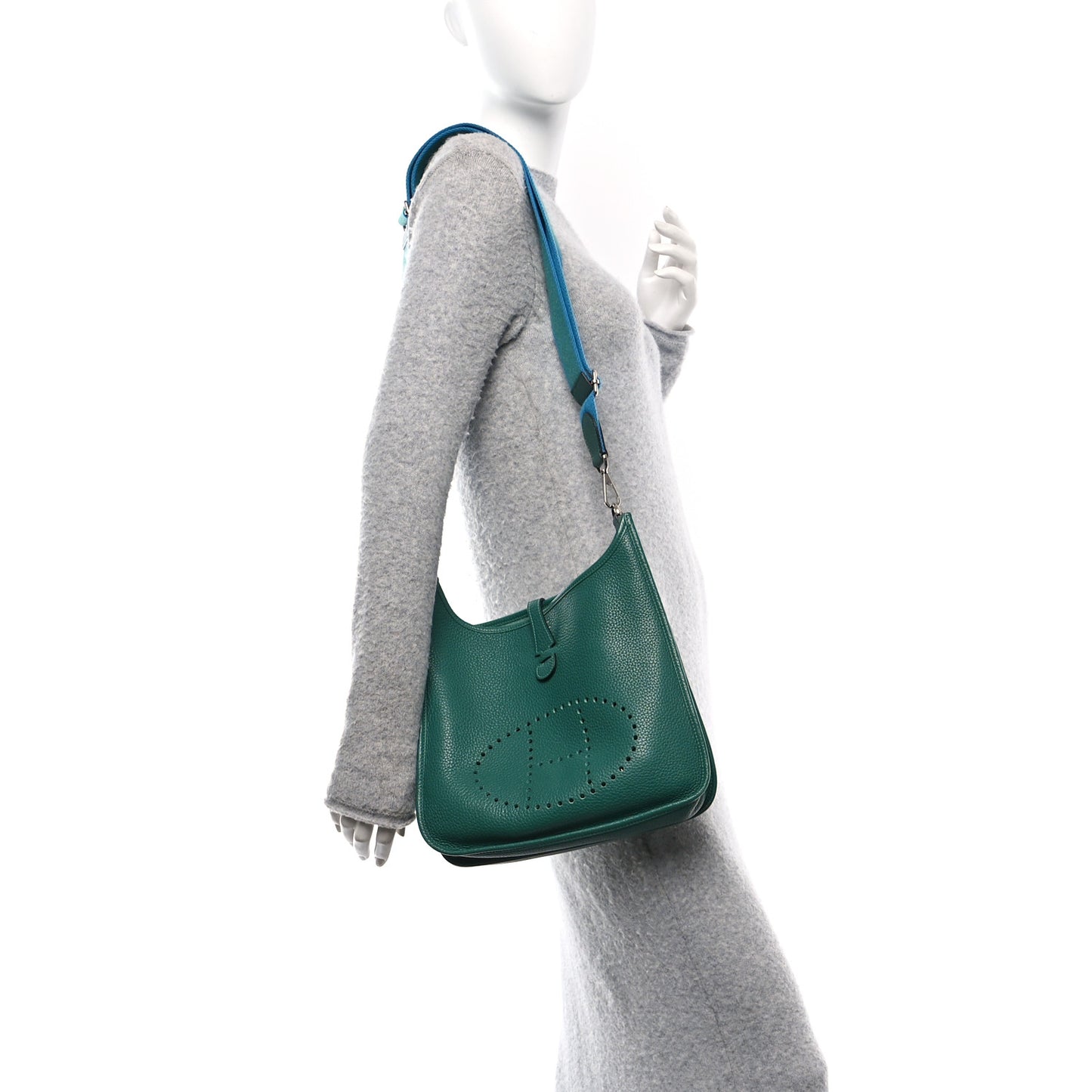 Taurillon Clemence Amazone Evelyne III PM Malachite Bleu Izmir