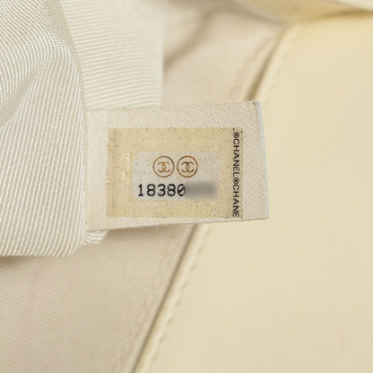 Chanel Calfskin Quilted Medium Boy Flap Light Beige 7 of 8