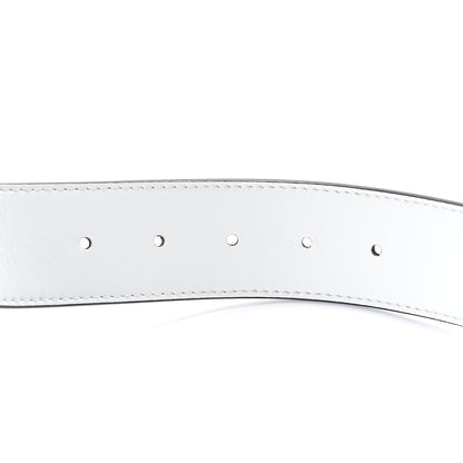 Fendi Vitello Liberty F is Fendi Bi-Color Reversible Belt 85 Caramello White 5 of 6
