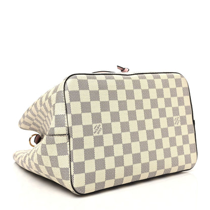 Louis Vuitton Damier Azur Neonoe MM Eau De Rose 4 of 8