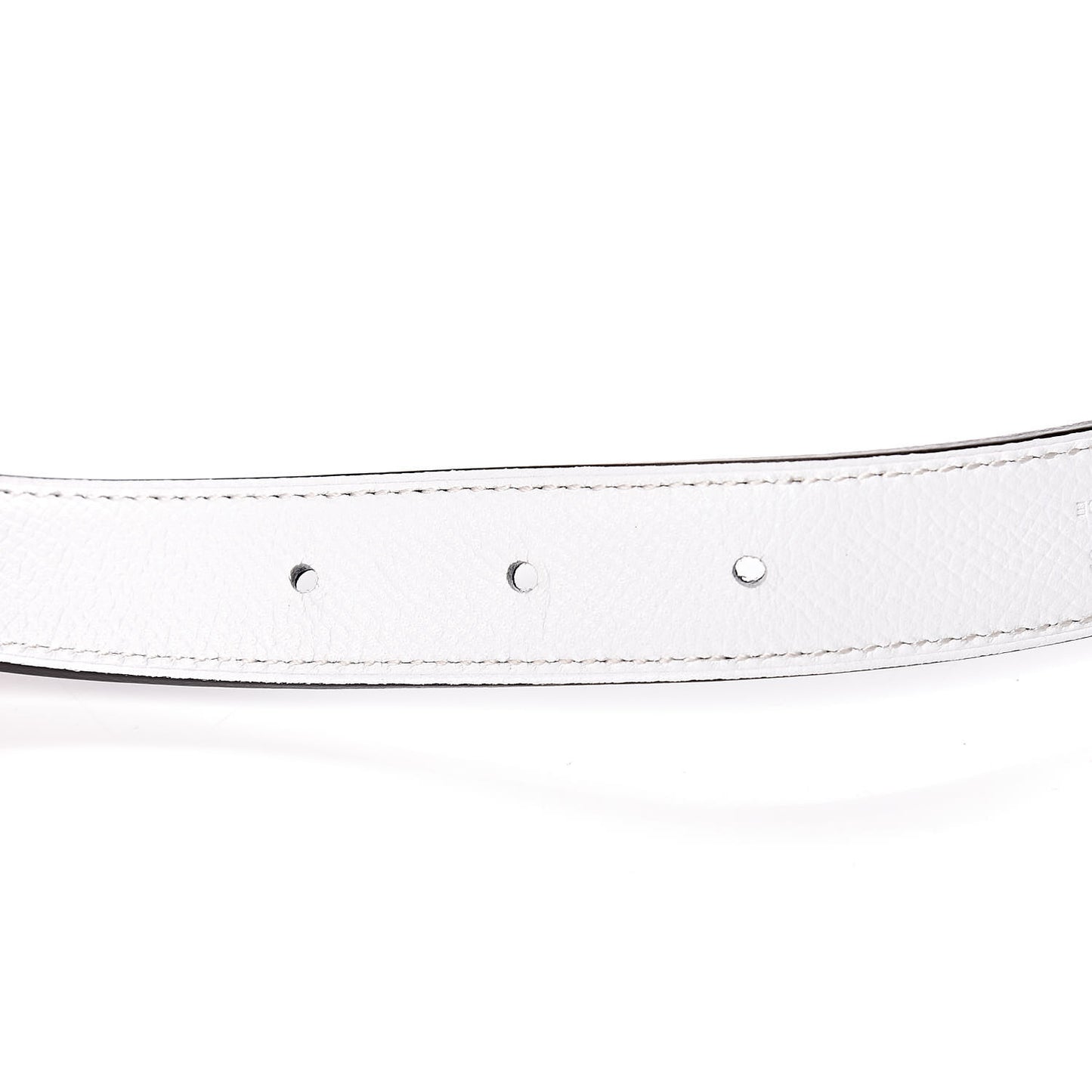 Swift Epsom 24mm Guilloche H Belt 80 Black White