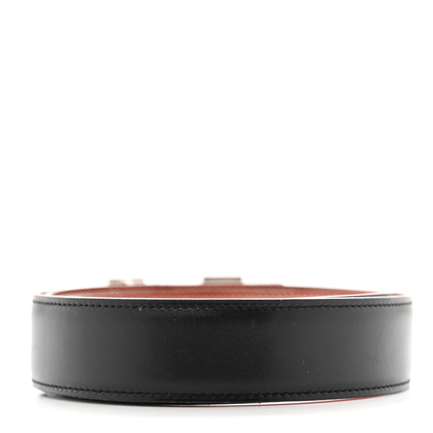 Hermes Box 30mm H Belt 85 34 Black Brique 2 of 7