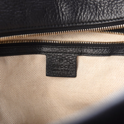 Gucci Pebbled Calfskin Medium Soho Bowler Black 6 of 9