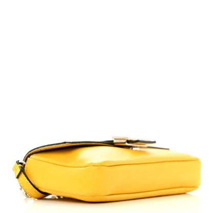 Fendi Nappa Micro Baguette Sunflower 4 of 14
