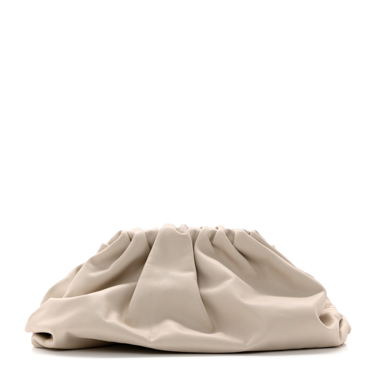 Smooth Butter Calf The Pouch Oversized Clutch Plaster