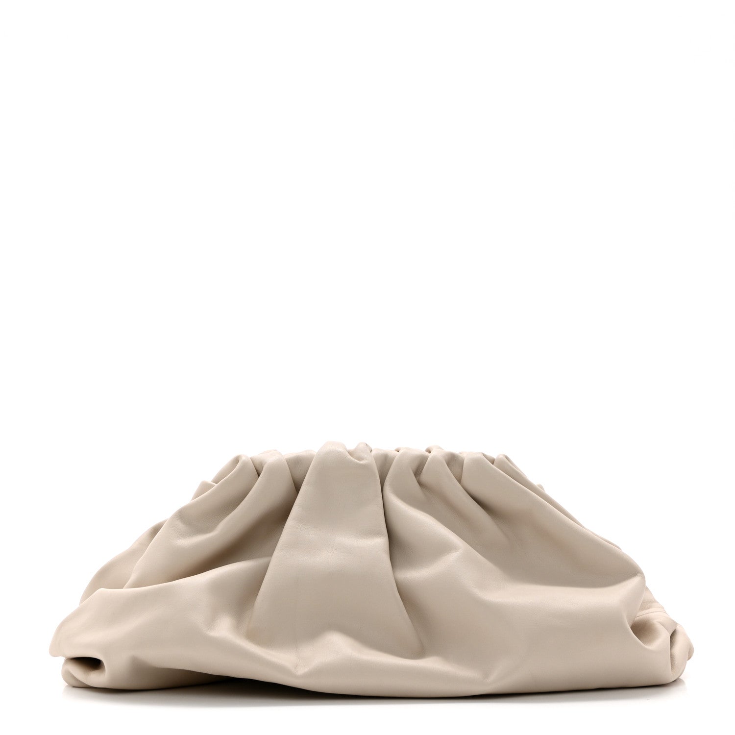 Bottega Veneta Smooth Butter Calf The Pouch Oversized Clutch Plaster 1 of 9