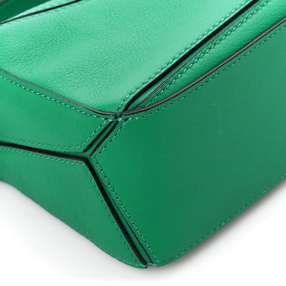 Loewe Calfskin Mini Puzzle Bag Jungle Green 9 of 10