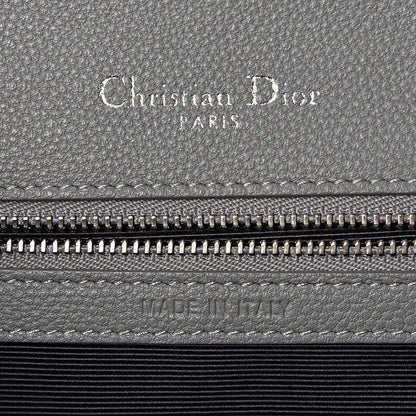 Christian Dior Grained Calfskin Large Diorama Flap Bag Grey 6 of 9