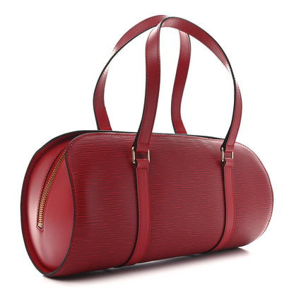 Louis Vuitton Epi Soufflot Castillan Red 4 of 10