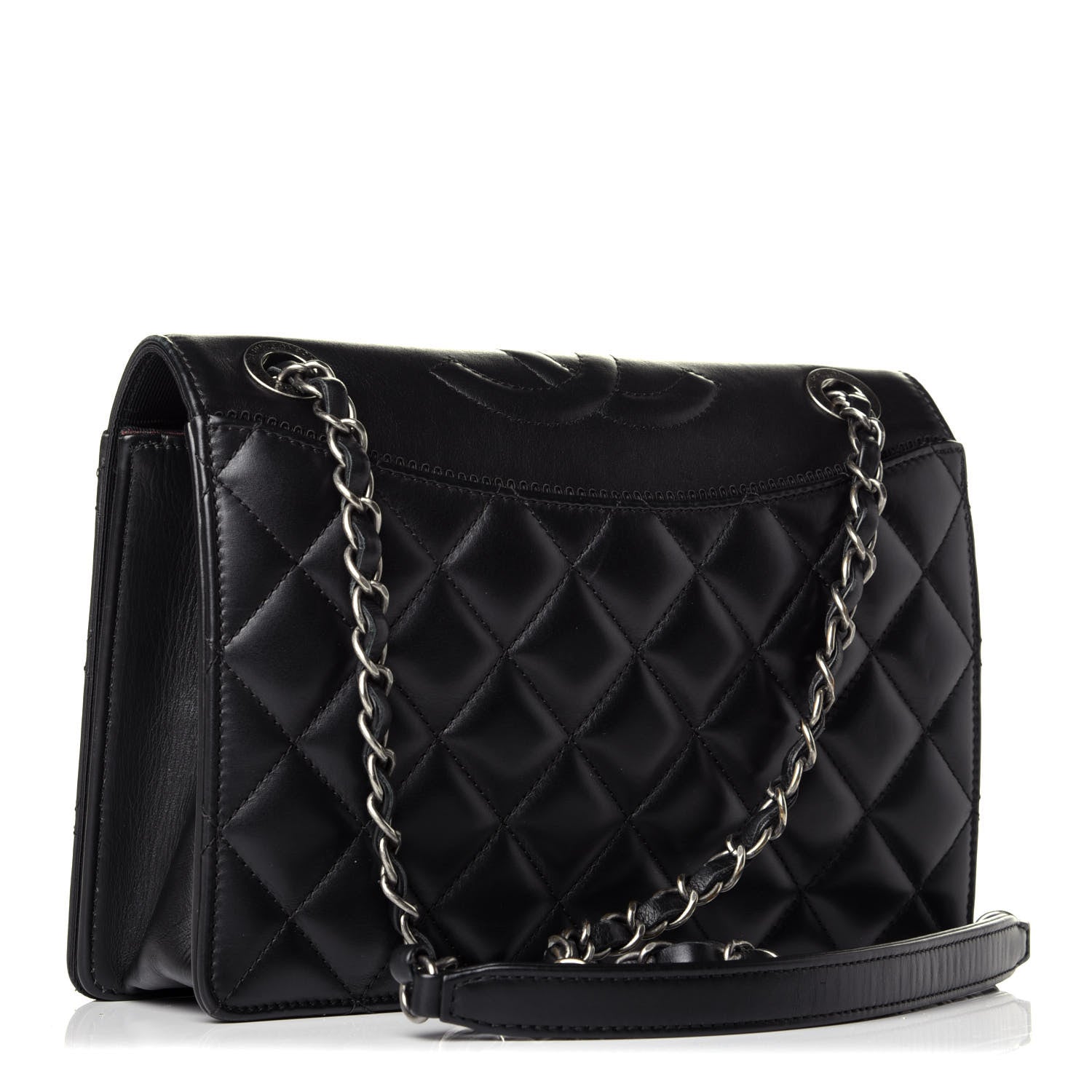 Chanel Calfskin Quilted Ballerine Flap Black 3 of 9