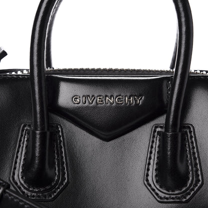 Givenchy Shiny Lord Calfskin Mini Antigona Black 9 of 9