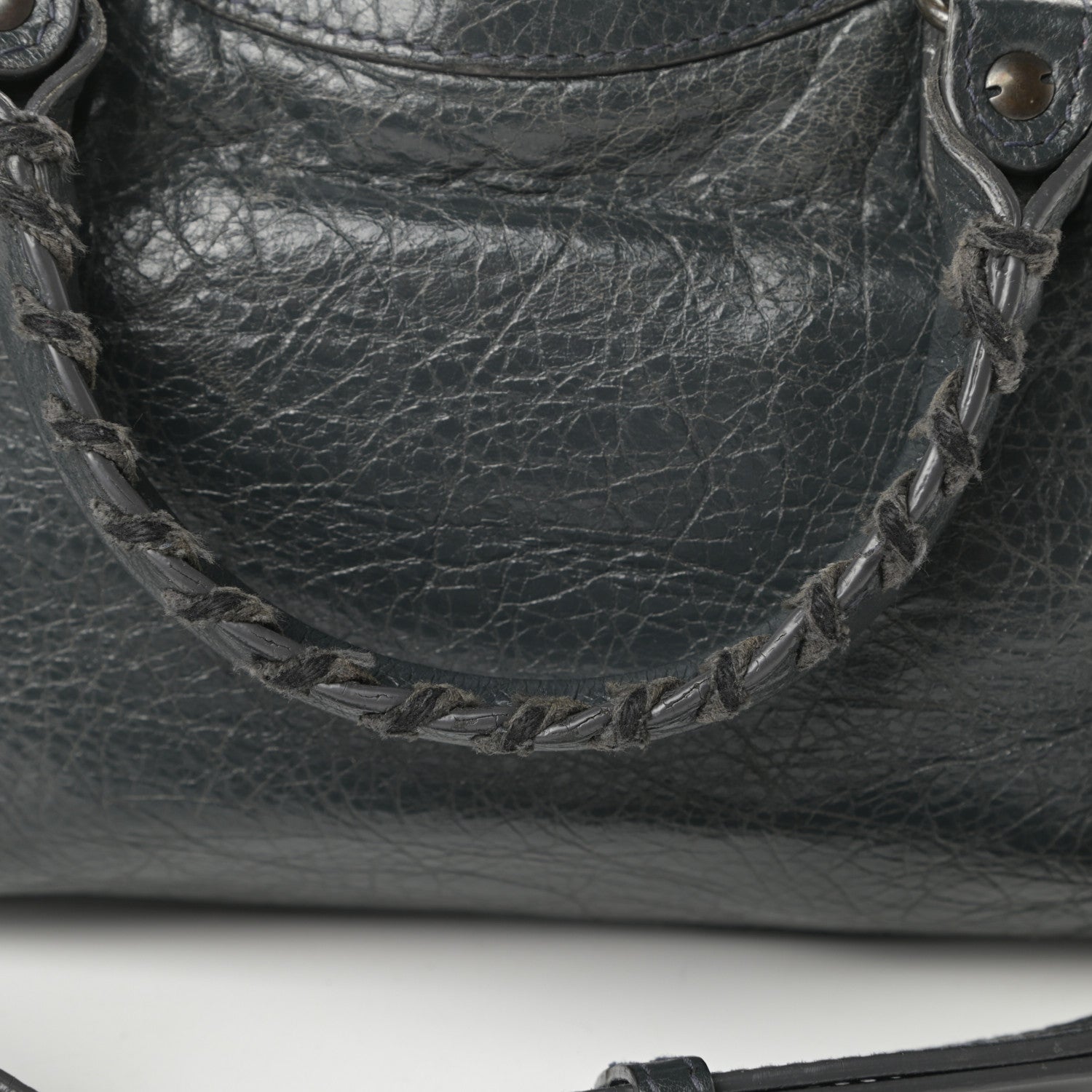Balenciaga Agneau Classic Hardware Mini City Anthracite 13 of 16