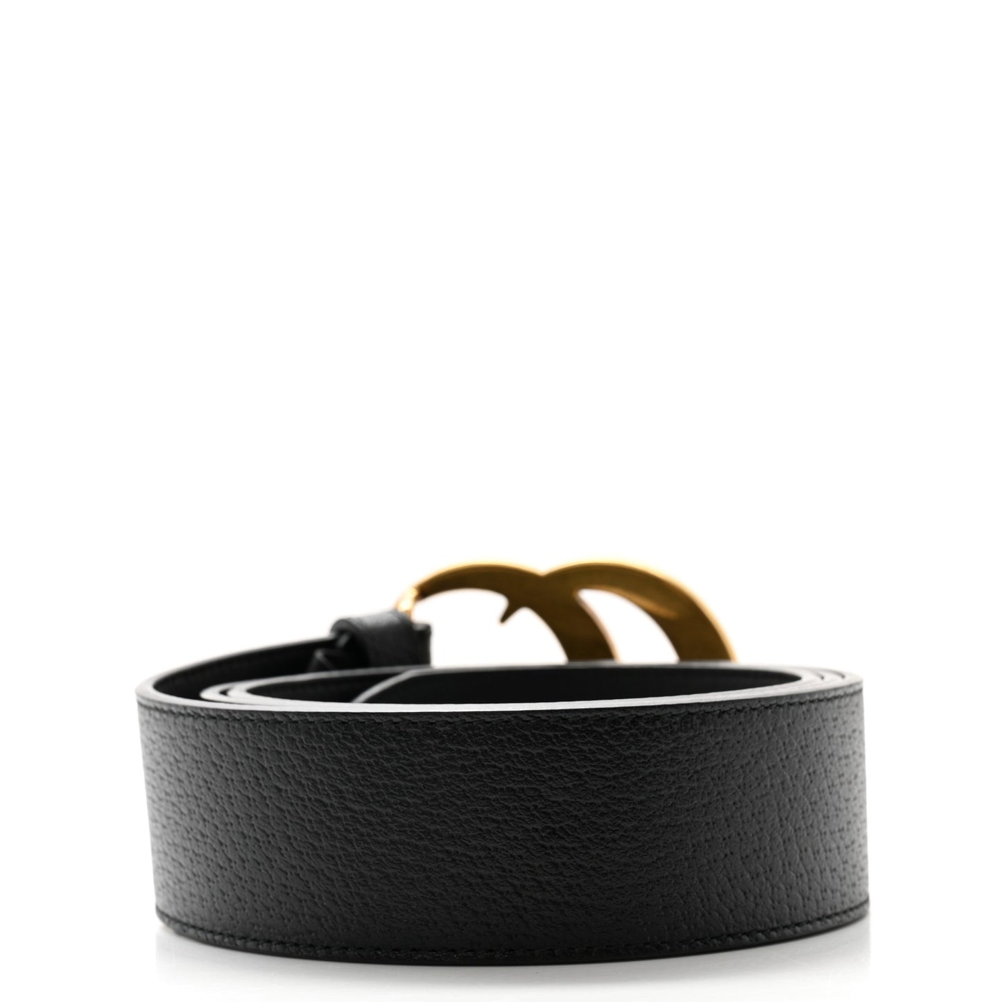 Textured Calfskin Double G 40mm Belt 90 36 Black