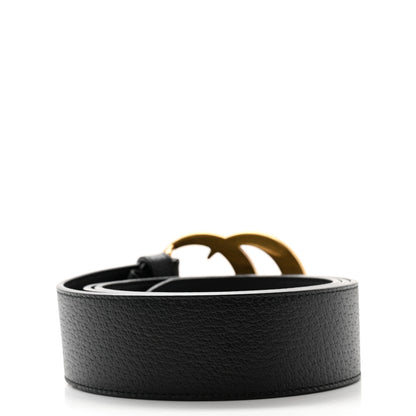 Gucci Textured Calfskin Double G 40mm Belt 90 36 Black 2 of 6