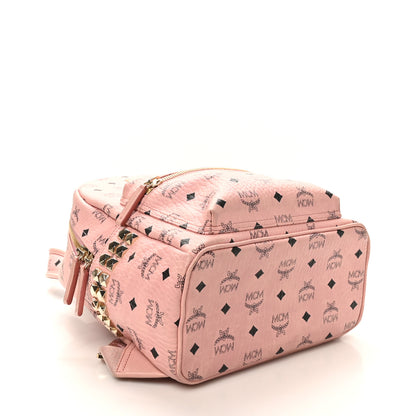 MCM Visetos Small Side Stud Stark Backpack Soft Pink 4 of 9