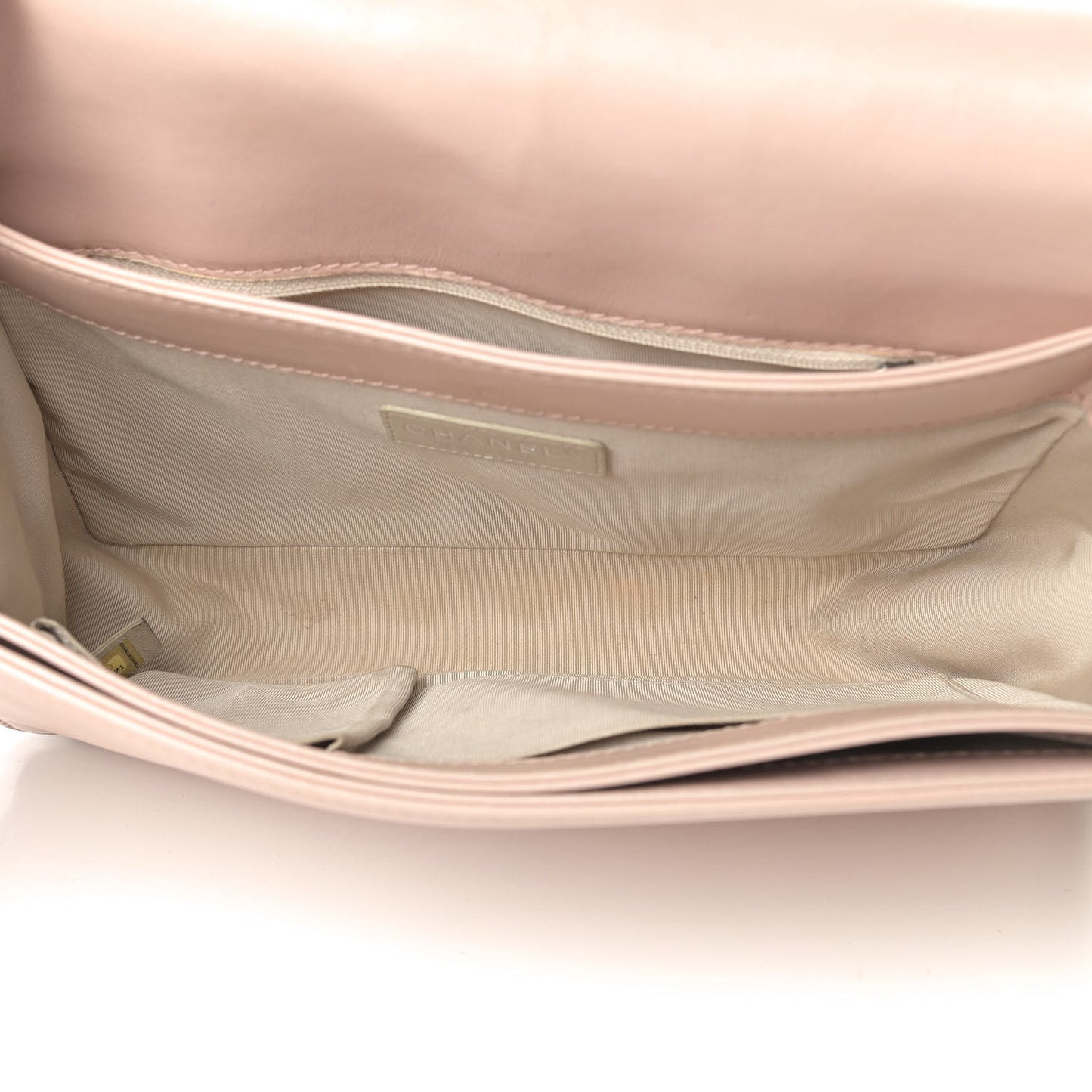Calfskin New Medium Boy Reverso Flap Light Pink
