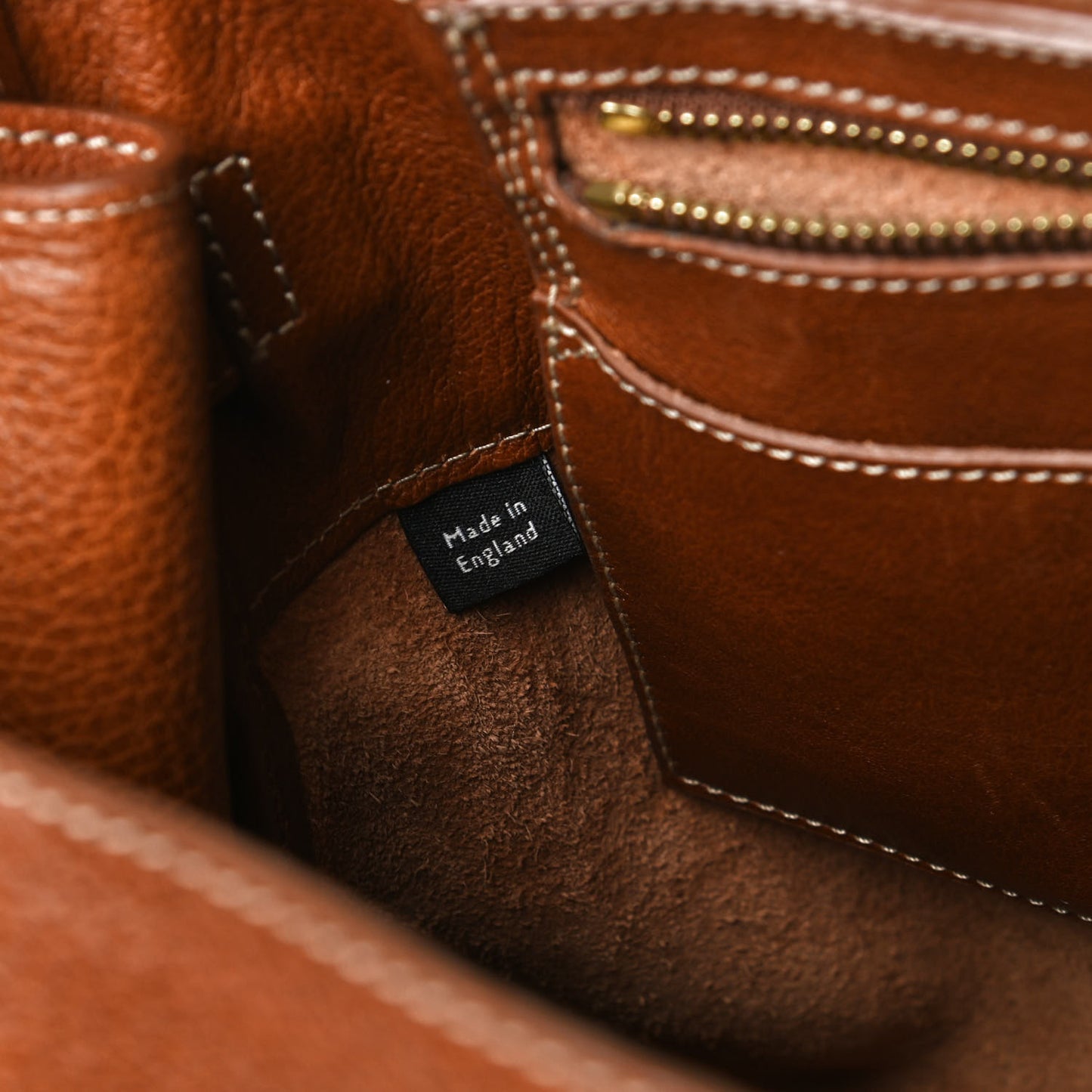 Natural Leather Bayswater Oak